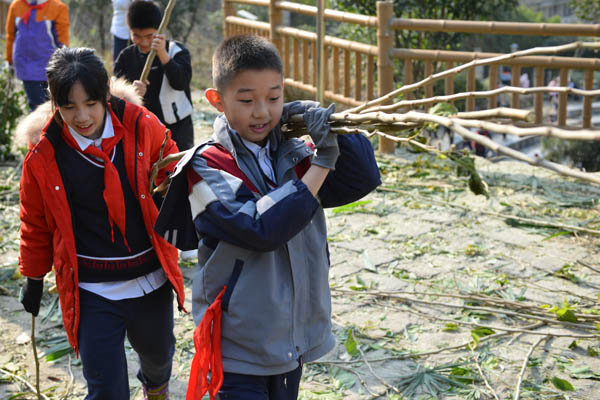 荒坡变课堂 这所小学创新特色劳动育人模式